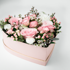 Heart Rosé Bloom Box
